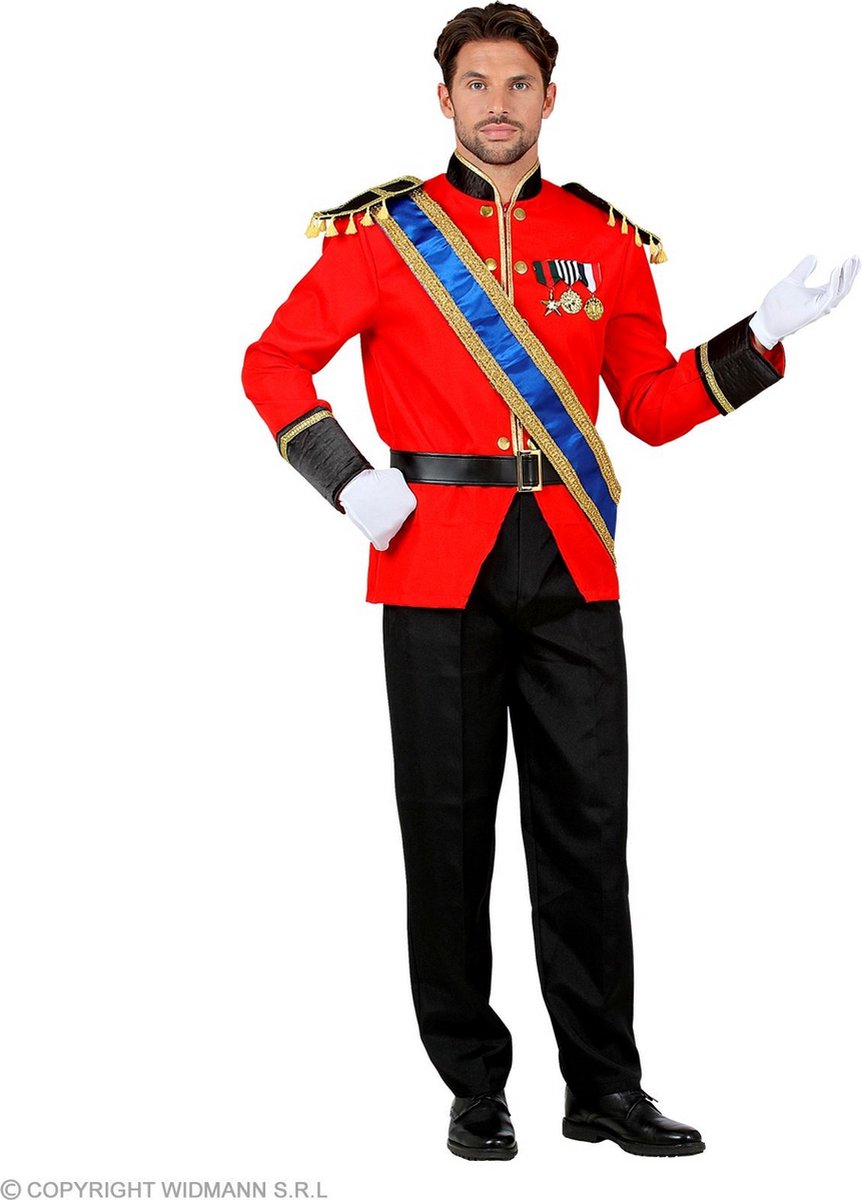 Koning Prins & Adel Kostuum | Koninklijke Prins Op Het Witte Paard William | Man | Medium | Carnaval kostuum | Verkleedkleding
